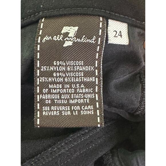 7 For all mankind Gwenevere black jeggings size 24 - 0 - Picture 3 of 11